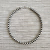 SOUTHWEST 925 SILVER BEAD NECKLACE-16"