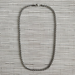 WHEAT BRAIDED CHAIN-4MM-19"