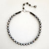 1--SILVER PEARL NECKLACE-16IN