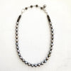 0--SILVER PEARL NECKLACE-16IN