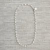 8--MOTHER OF PEARL CLOVER NECKLACE-16"