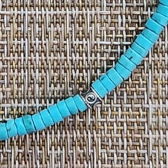 1--TURQUOISE HEISHI NECKLACE