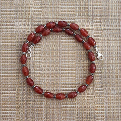 1--CARNELIAN NECKLACE