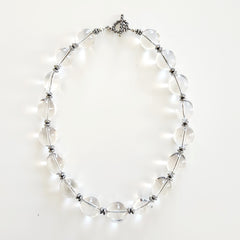 1--CLEAR QUARTZ NECKLACE