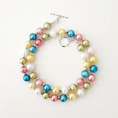 2--PASTEL PEARL NECKLACE