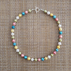 2--PASTEL PEARL NECKLACE