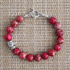 00--RED DRAGON BRACELET