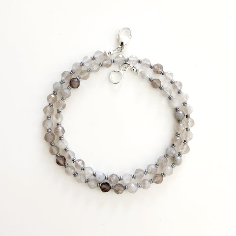 0--GRAY MOONSTONE NECKLACE