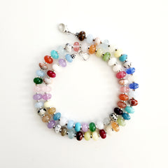 0--MIXED GEMSTONE NECKLACE-20"