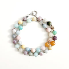 0--CHAKRA GEMSTONE NECKLACE-16"