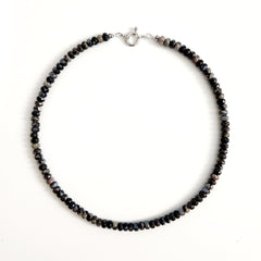 0--GRAY OPAL NECKLACE-16"