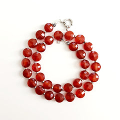 0--CARNELIAN NECKLACE--16"