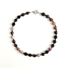 0--TOURMALINE GEMSTONE NECKLACE