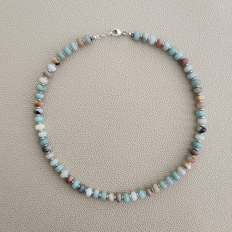AMAZONITE NECKLACE-16"