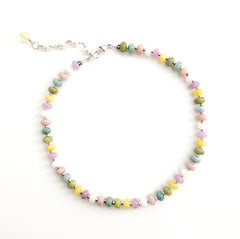 MELTING MOMENTS MULTI GEMSTONE NECKLACE-16"
