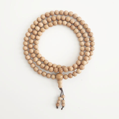 SANDAL WOOD MALA BEADS