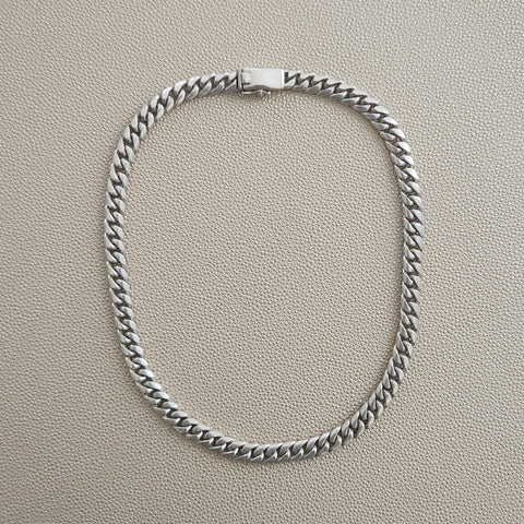 CURB LINK CHAIN-925 SILVER-18"