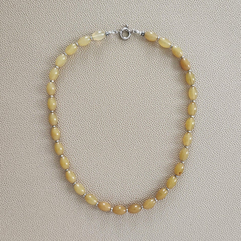 0--BALTIC AMBER NECKLACE-18"