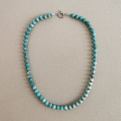 CHRYSOPRASE NECKLACE--18"