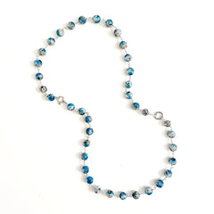 00--K2 GEMSTONE NECKLACE-29"