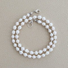 0--MINI BAROQUE PEARL NECKLACE--18"
