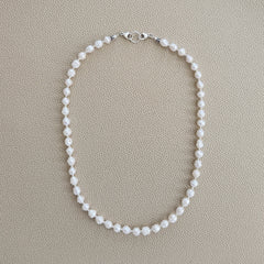 0--MINI BAROQUE PEARL NECKLACE--18"
