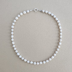 0--MINI BAROQUE PEARL NECKLACE--16"