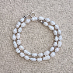 0--MINI BAROQUE PEARL NECKLACE--16"