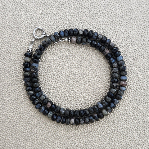 GRAY OPAL NECKLACE-16"