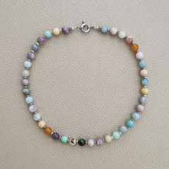 CHAKRA GEMSTONE NECKLACE-16"