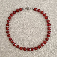 0--CARNELIAN NECKLACE--16"