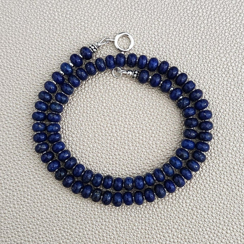 0--LAPIS LAZULI NECKLACE--16"