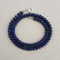 0--LAPIS NECKLACE--16"