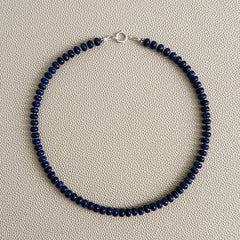 0--LAPIS LAZULI NECKLACE--16"