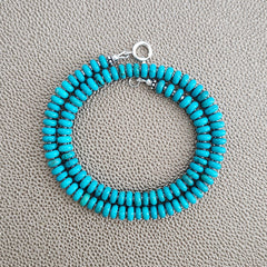 0--TURQUOISE NECKLACE--16"