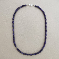 PURPLE JADE NECKLACE-22"