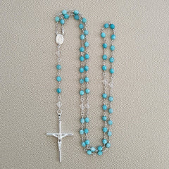 ROSARY 6MM AMAZONITE GEMSTONES