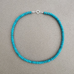 0--TURQUOISE NECKLACE--16"