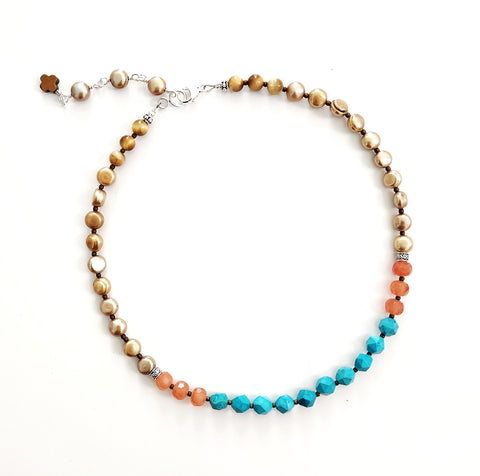 TURQUOISE MIXED NECKLACE