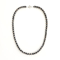 00--STRIPED TIBETAN AGATE NECKLACE--24"