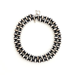 00--STRIPED TIBETAN AGATE NECKLACE--24"
