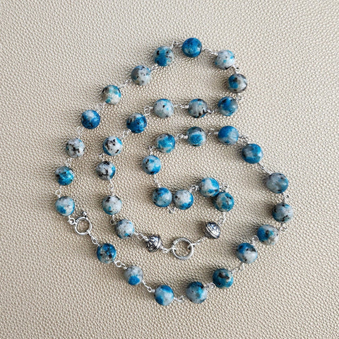 00--K2 GEMSTONE NECKLACE-29"