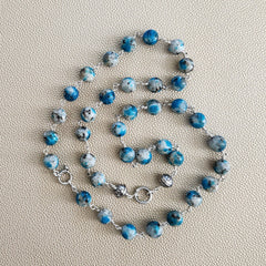 00--K2 GEMSTONE NECKLACE-29"