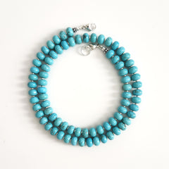 0--TURQUOISE NECKLACE--20"