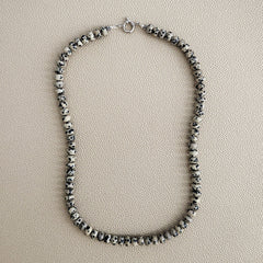 0--DALMATION JASPER NECKLACE--20"