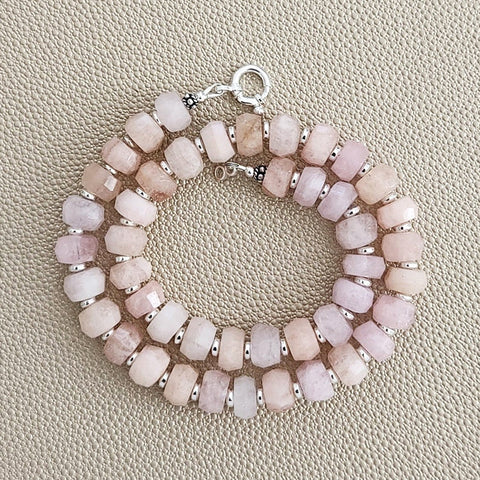 0--PINK MORGANITE NECKLACE--16"