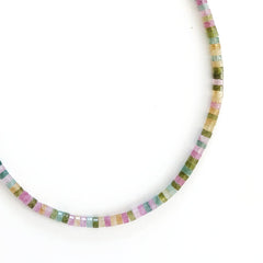 0--MINI JADE HEISHI NECKLACE--16"