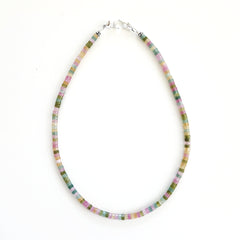 0--MINI JADE HEISHI NECKLACE--16"