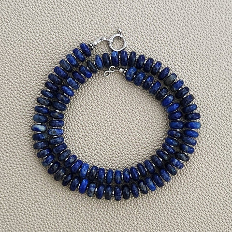 0--LAPIS NECKLACE--18"