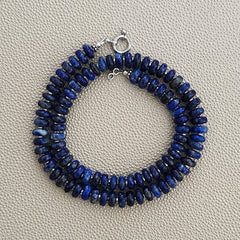 0--LAPIS NECKLACE--18"